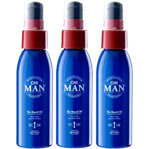 CHI MAN - The Beard Oil - Soft Smooth Beard - 3 x 59ml