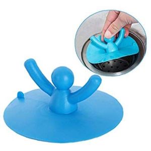 BYFRI Bad afvoer Stopper Plug Siliconen Douche Bad Leuke Persoon Vorm Lek Proof Cup Cover Badkamer Douche Sink Afvoerplug Covers Rubber Seal Deksel Cap