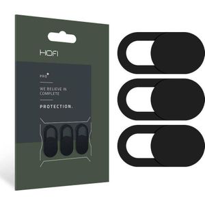 Diverse Verläge Hofi Slim Pro+ Kamerablende Webcam-Abdeckung Schwarz, Beveiliging van notebooks, Zwart