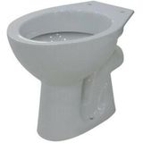 Vrijstaande toiletpot van marcke isifix muuraansluiting (h(pk) 19.2 cm wit