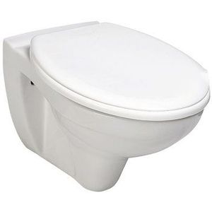 Aqualine Taurus hangend toilet 36x54,5cm wit