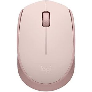 Logitech M171 Draadloze Muis voor PC, Mac, Laptop, 2,4 GHz met USB Mini-ontvanger, Optische Sensor, 12 Maanden Batterijduur, Links- en Rechtshandig - Roze