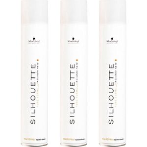 Schwarzkopf Silhouette Flexible Hold Hairspray - voordeelverpakking - 3 x 500ml