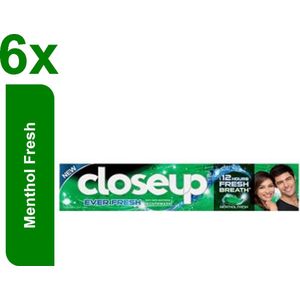 Close-Up - Menthol Fresh - 6x 120ml - Tandpasta - SIX PACK - Voordeelverpakking