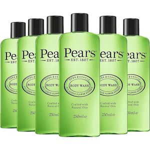 Pears Body Wash Pure & Gentle Douchegel - Citroenbloesem - 6 X 250 ml - Voordeelverpakking