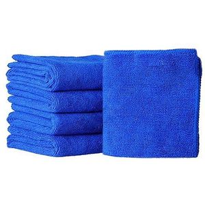 ZHOUBA 5 Stks Blauw Microvezel Auto Handdoek Zachte Absorberende Wasdoek Auto Care Microvezel Schoonmaken Handdoeken multi