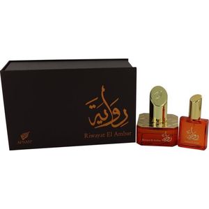 Afnan Riwayat El Ambar - Eau de parfum spray 50 ml + 20 ml travel spray