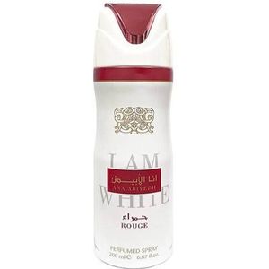 Lattafa - Ana Abiyedh Rouge - Deodorant - 200 ml - Unisex