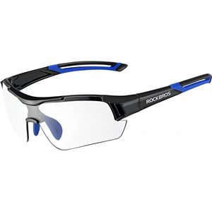 ROCKBROS Fietsbril - Zonnebril Fotochromatische bril - Half frame UV-bescherming - Ultra licht 29g