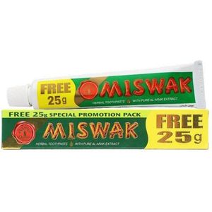 Dabur tandpasta miswak 50g+25g free