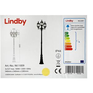 Lindby - Buitenlamp 3xE27/100W/230V IP44