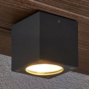 Lucande Hoekige LED plafondlamp Meret voor buiten