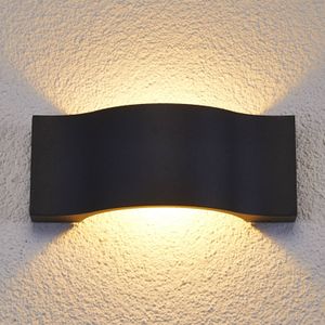 Lucande LED buitenwandlamp Jace, grafiet