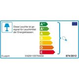 Lindby - Lantaarnpalen - 3 lichts - roestvrij staal, glas - H: 218 cm - E27 - roestvrij staal, opaalwit