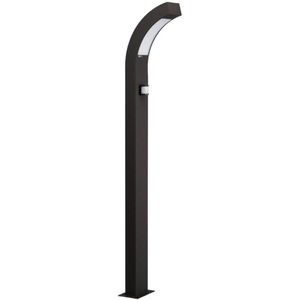 Lucande LED tuinpadverlichting Lennik, sensor, 100 cm, antraciet