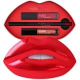 Huda Beauty - Contour & Strobe Lip Set - Gift Set - Tint Heartbreaker - 3 Stuks