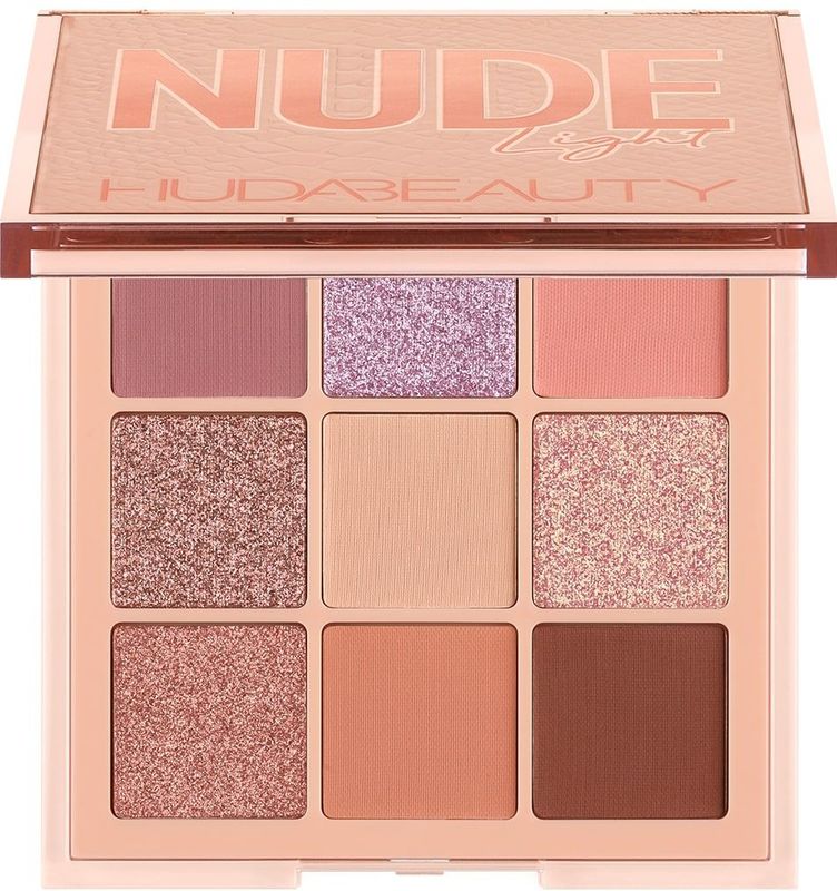 Huda beauty - nude obsession light oogschaduwpalet healthy peach