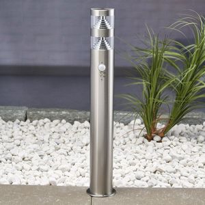 Lindby - Lanea LED Tuinlamp w/Sensor H60 Stainless Steel