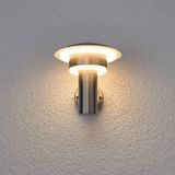 Lindby Decoratieve LED rvs buitenwandlamp Lillie