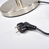 Lindby - vloerlamp - 2 lichts - metaal, glas - H: 180 cm - E27 - mat nikkel, albast-wit, opaal-wit