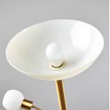 Lindby - Elaina - Vloerlamp - Messingkleurig - 183 cm - E27