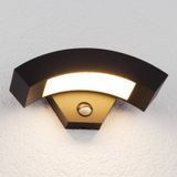 Lucande Lennik - LED-buitenwandlamp met bewegingssensor