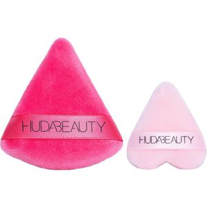 Huda Beauty - Easy Bake Poederdons Duo - Roze - 2 Stuks