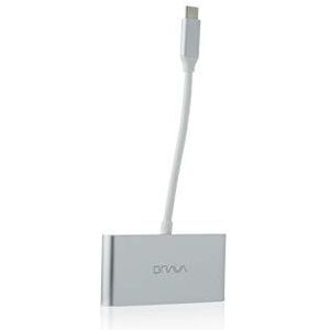 Brava 4-in-1 USB C HUB, BA-01A, Type C, USB 3.0, USB 2.0, Voor MacBook Pro/Air/Surface, iPad Pro, Chromebook, Surface Book/Go, Dell XPS 13/15, Multiport oplaad- en aansluitadapter