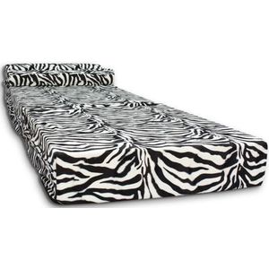 Viking Choice - Gästematratze - Campingmatratze - Reisematratze - Faltmatratze - 70 x 200 x 15 mit Kissen Zebra Design