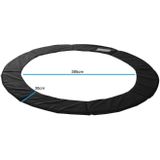 Trampoline rand afdekking - 305 cm diameter - zwart