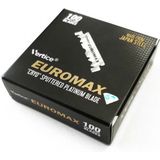 Euromax Scheermesjes  - Scheermesjes mannen - Wegwerpscheermesjes |100 Single Edge Blades