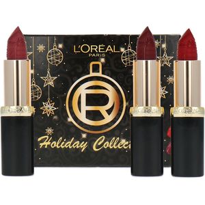L'OrÃ©al Color Riche Holiday Collection Lipstick Set - 01-02-03