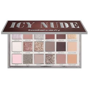 Icy Nude - Oogschaduw Palette - 18 Kleuren - Ultragepigmenteerd - Diverse Texturen