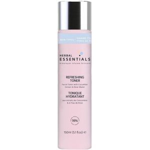 Herbal Essentials - Refreshing Toner with Cucumber Extract and Rose Water Gezichtslotion 100 ml