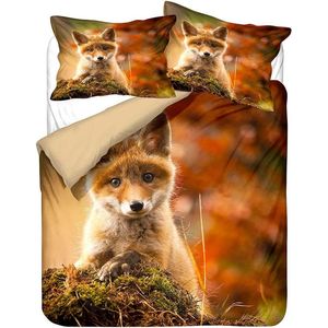 Dekbedovertrek Furry Friends: Lief konijntje en eekhoorntje