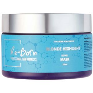 Re-Born - Hairsolution Blonde Highlight Mask - 250 ml - Haarmasker