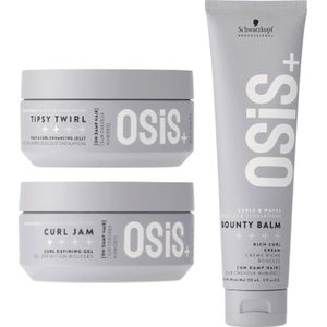 Schwarzkopf Osis - Curl Set - Curly Girl Methode - Curl Jam + Bounty Balm + Tipsy Twirl - Voordeelverpakking