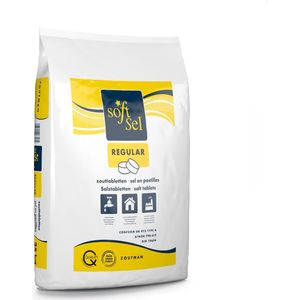 Onthardingszout 25KG - Zout tabletten waterverzachter- Zoutpastilles - Tabletten waterontharder - Soft Sel Regular