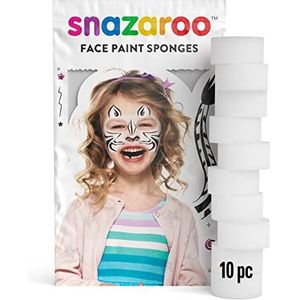 Snazaroo Make Up 1198030 Make-upspons, fijne poriën, voor kindermake-up, per stuk verpakt (1 x 10 stuks)