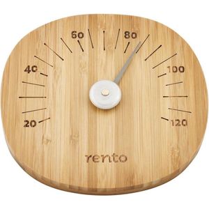 Rento Sauna Thermometer - Bamboe