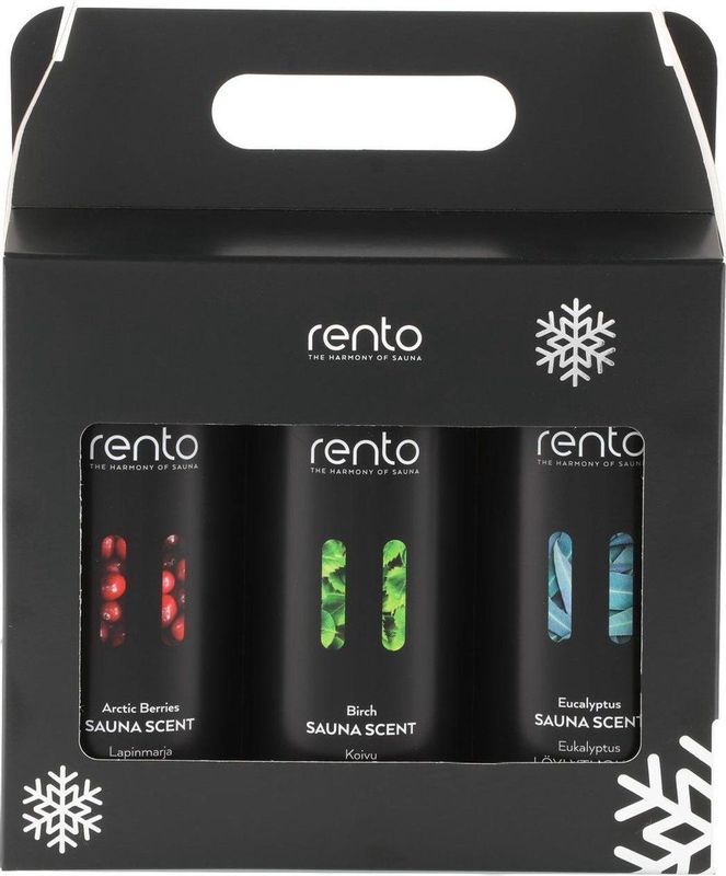 Rento saunageuren cadeauset 3 x 400 ml