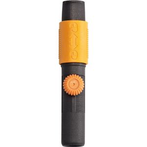 Original Fiskars Universele steeladapter voor alle tuingereedschap, voor het combineren van de QuikFit-steel met gereedschap van andere producenten, lengte: 17 cm, kunststof, zwart/oranje, QuikFit, 1000617