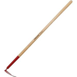 Fiskars Aardappelhak, hak, lengte: 124 cm, staal/essenhout, rood, Classic, 1003709