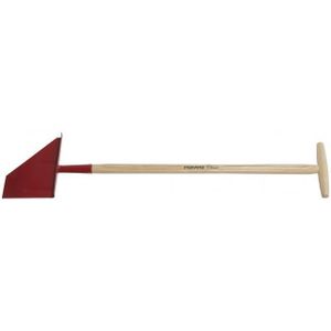 Fiskars Graskantensteker, lengte: 104 cm, breedte: 23,5 cm, boorstaal/essenhout, rood, Classic, 1003707