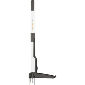 Fiskars Onkruidtrekker Light - Onkruidverwijderaars - Onkruid Trekker met RVS Grijparmen - Wit - 90cm