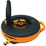 Fiskars Schlauchtrommel WaterWheel S mit 3/8 Z, 15 m Schlauch