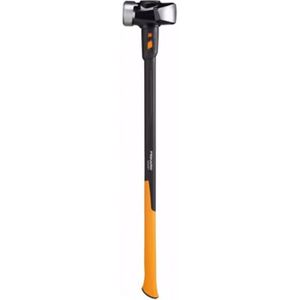 Fiskars Voorhamer voor het vastslaan van houten palen of het slopen, lengte: 92 cm, gewicht: 4,76 kg, zwart/oranje, IsoCore, L, 1020219
