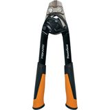 Fiskars Betonschaar, tot 30% meer kracht, lengte: 36 cm, staal/kunststof, zwart/oranje, PowerGear, 1027213