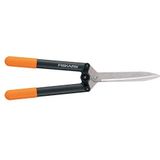 Fiskars Heggenschaar HS52, tuingereedschap, antikleeflaag, hoogwaardige stalen lemmeten/glasvezelversterkte kunststof, lengte: 58,5 cm, zwart/oranje, PowerLever, 1001564