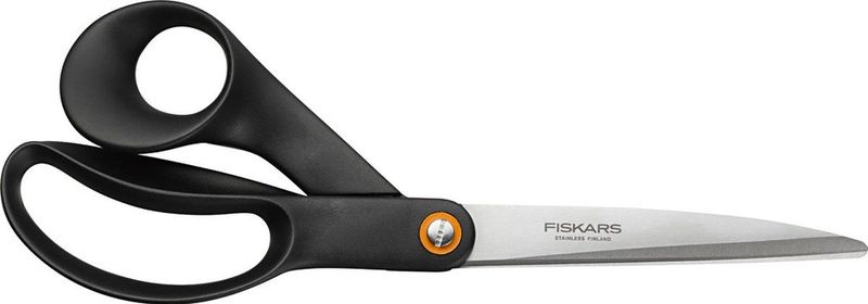 Fiskars Schaar - Rechtshandige Papierschaar - Stofschaar 24 cm - Textielschaar Zwart